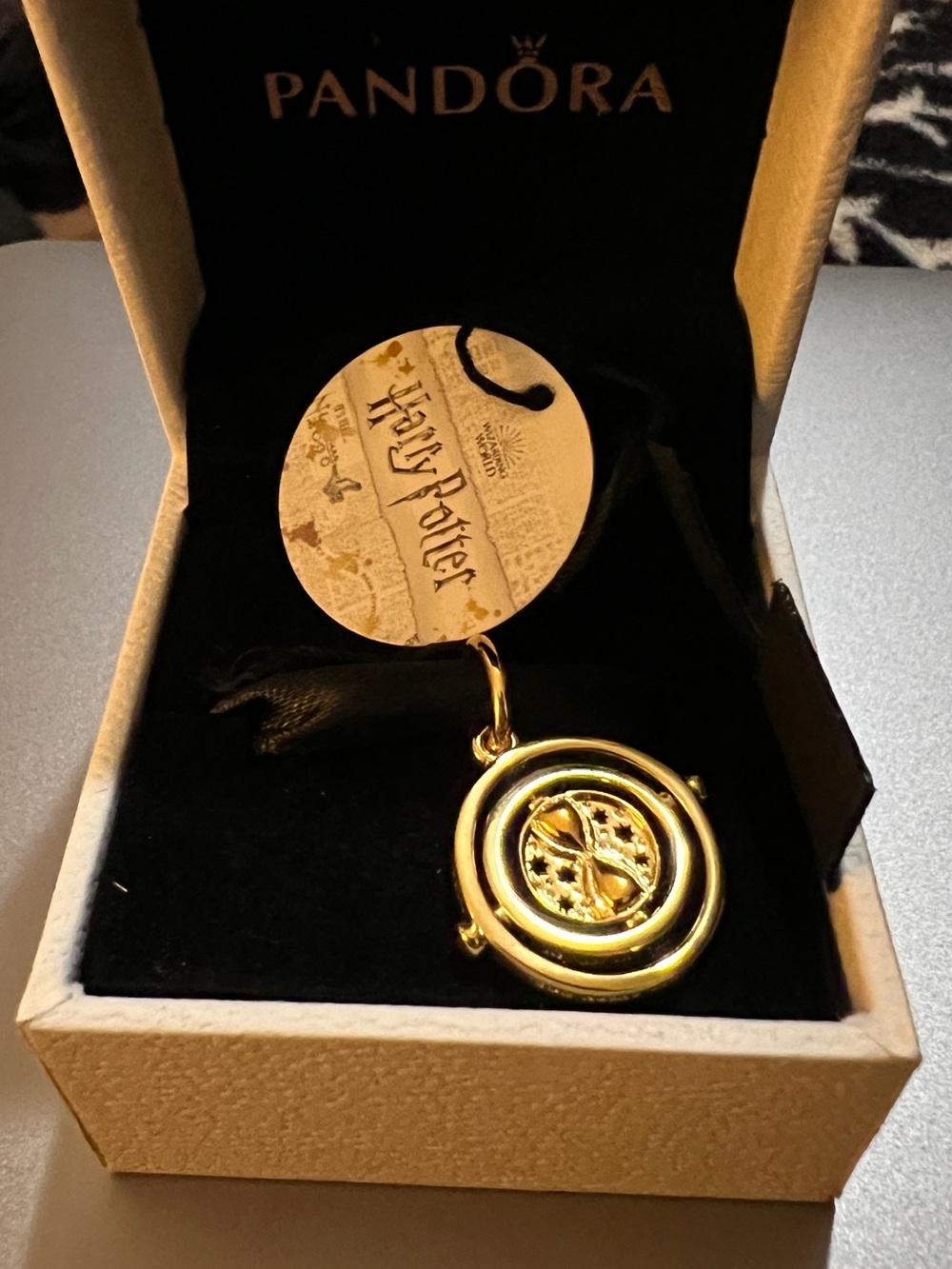 Pandora Gold Harry Potter Time-Turner Charm